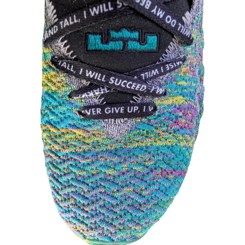 Nike LeBron 17 XVII "I Promise" Multicolor Basketball Shoes Size 11.5 - Picture 9 of 16